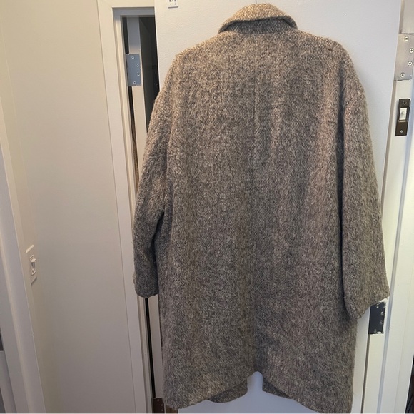 JCREW Italian Wool Car Coat Mushroom Brown and Tan - Picture 9 of 12